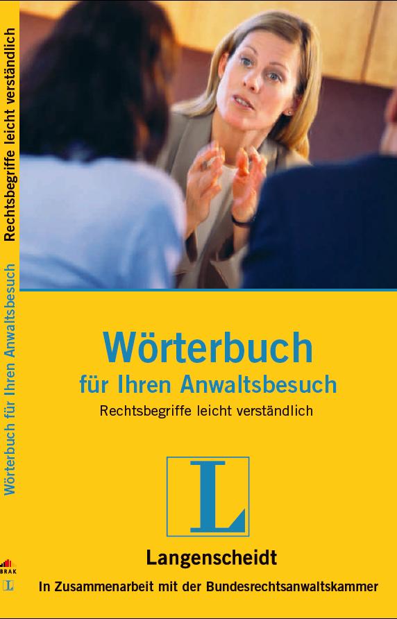 Titelbild Wörterbuch für Mandanten